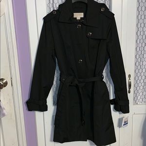 Micheal Kors black trench coat